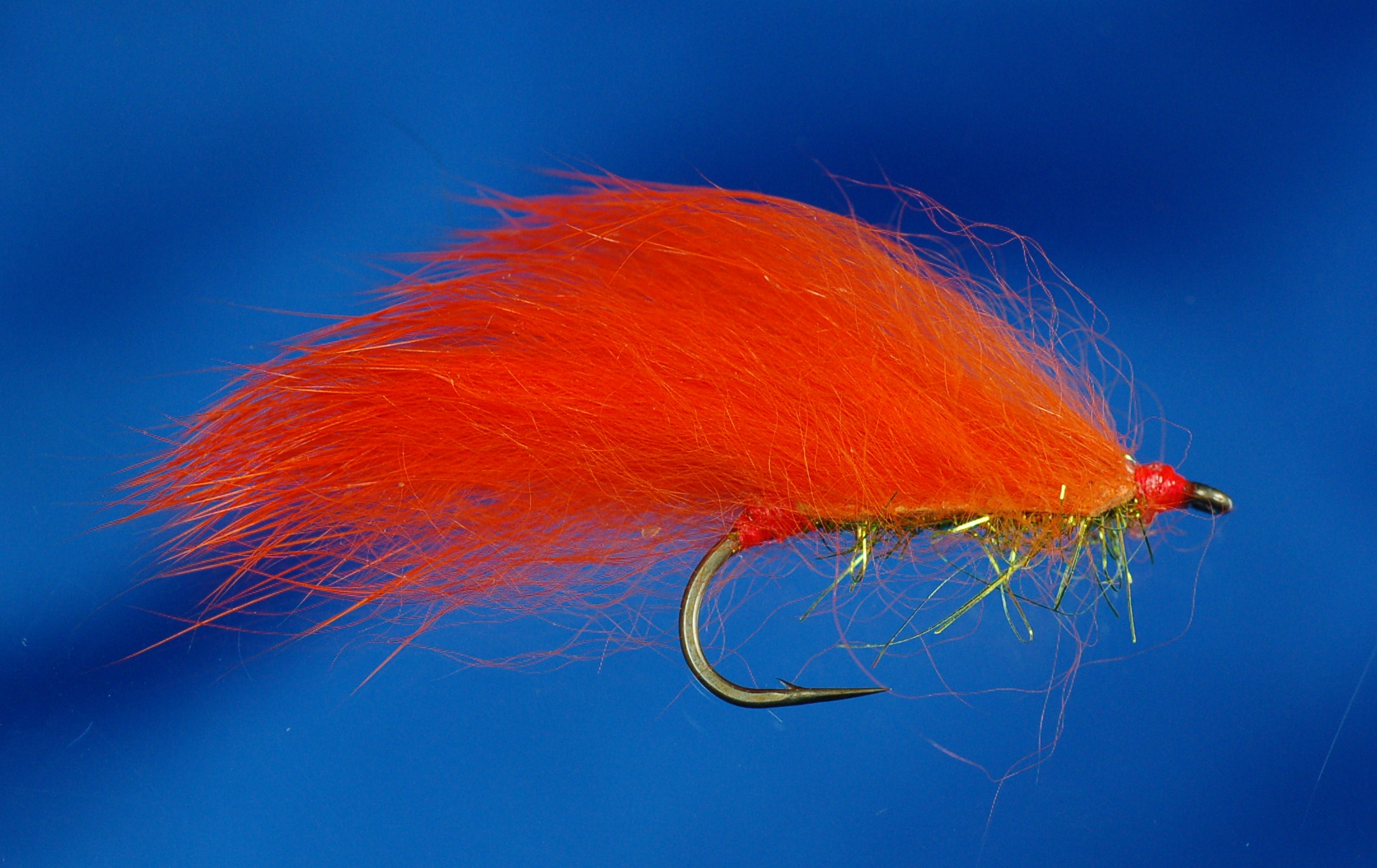 Orange Zonker Fly Fishing Flies with Fish4Flies Worldwide
